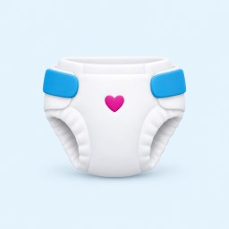 Adult diaper icon
